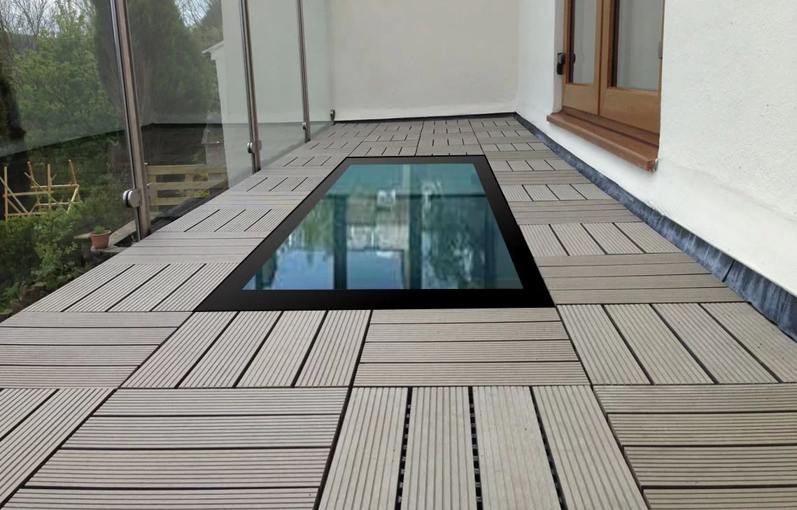 Frameless Walk On Roof Light